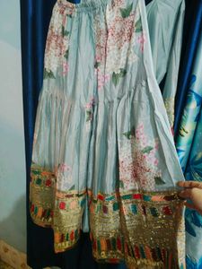 Floral Print Kurta n garara set