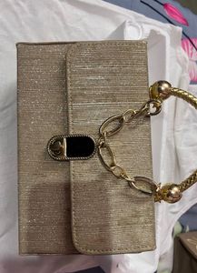 Elegant Gold Handbag