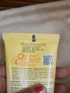 Sunblock And Moisturizer