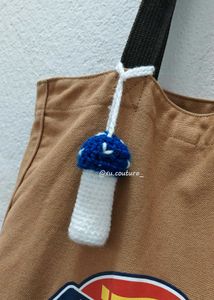 Crochet Mushroom 🍄 Lipstick Holder