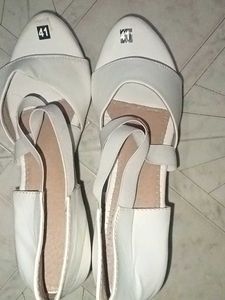 White Stylish Heels Sandal