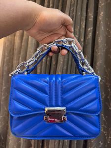 Blue Sling Purse