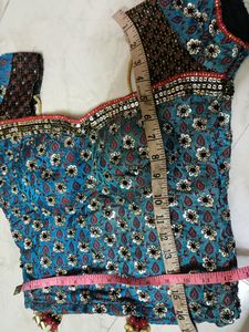 Designer Traditional Chaniya-crochet Padded SALE