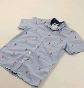 Like A New branded  Sky Blue striped Shirt Boys