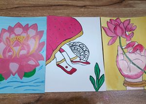 Acrylic Painting Combo Of 3
