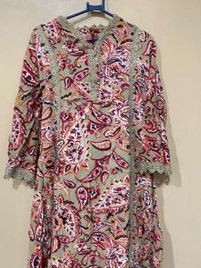 Paisley Print Kurta