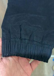 Jet Black Cargo Pants