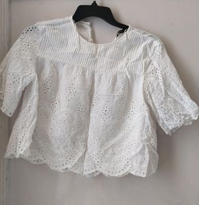 Zara White Top