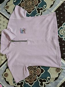 Cute lavender Ribbed Top