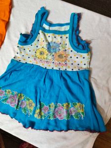 Vintage Kids Orange Dress
