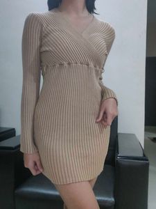 Ribbed Bodycon Mini Dress