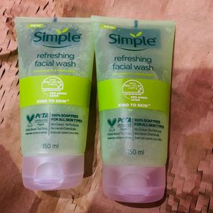 SIMPLE Facewash Pack Of Two