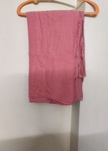Pink Cotton Dupatta