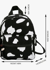 Cow Print Mini Backpack