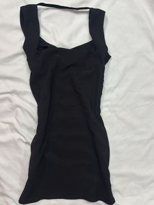 Little Black Bandeau Bodycon Dress