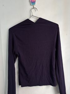 Dark Blue Fitted Top