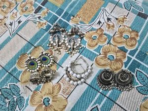 Oxidized Earrings