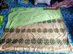 Gorgeous Super Net Embroidered Saree With Peticoat