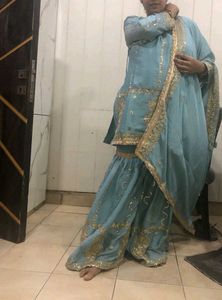 Elegant Blue Kurta Set size small to XxL