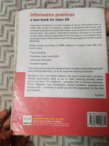 Information Practices By Sumita Arora Class 12