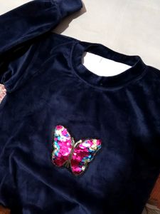 Blue Colour Very Good Top Lower
