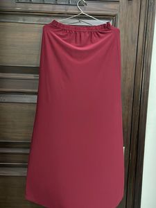 Burgundy Maxi Skirt