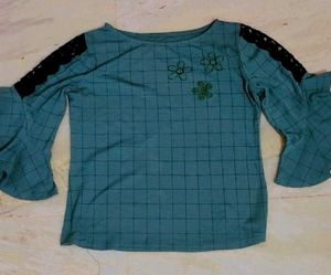 Sea Green Top For Girl Or Woman 32 Bust