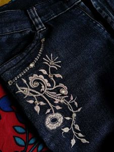Embroidered Jeans