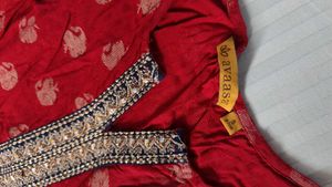 Paisley Anarkali with Border