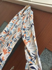Printed Shirt Dress