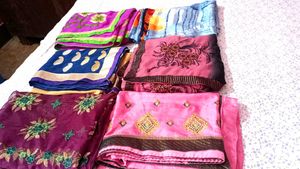For Donations Pack Of 6 Saree