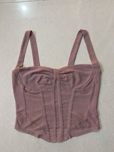 Corset Mesh Top