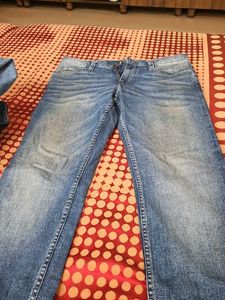 Lee Faded Blue Denim Jeans