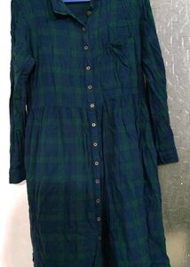 Plaid Shirt Dress