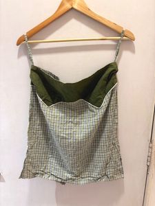 Beautiful Plaid Tube Top