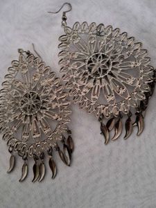 Statement Silver Earrings
