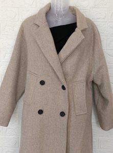 Korean Beige Overcoat