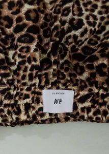 Leopard Print Wide Leg Pants