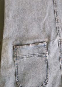 Denim Overall Dress