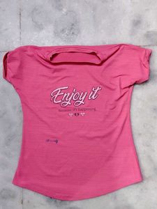 Pink Enjoy It T-shirt