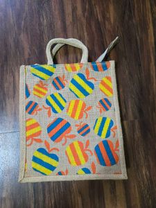 Set Of 5 Jute Bags