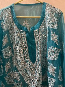 Elegant Blue Kurta