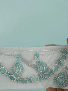 Fancy Neckset with Earring And Mangtikka