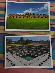 HAMPI Pack Of 10 Colour Post Cards