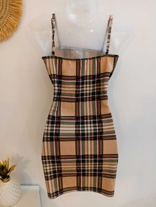 Shein Plaid Bodycon Dress