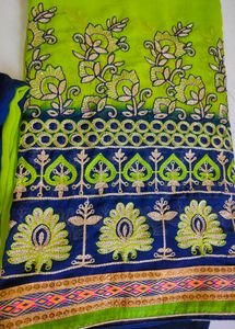 Elegant Embroidered Saree