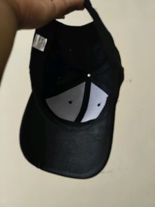 Plain Black Cap