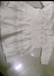 White Embroidered Dress