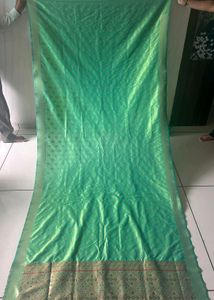 Sea Green Banarasi Saree