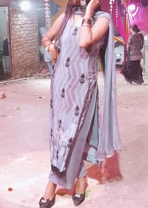 Long Kurti Pant Suit.